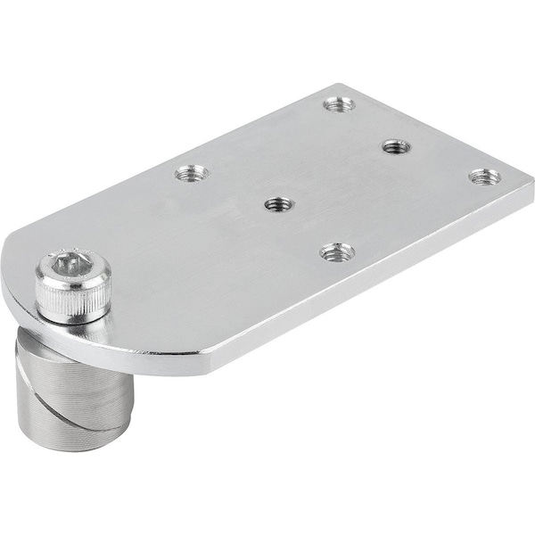 Clamping Pin W Adapter Plate D=16, L=96, B=52 Form:B, Steel Blk Oxidized, Comp:Steel Blk Oxidized